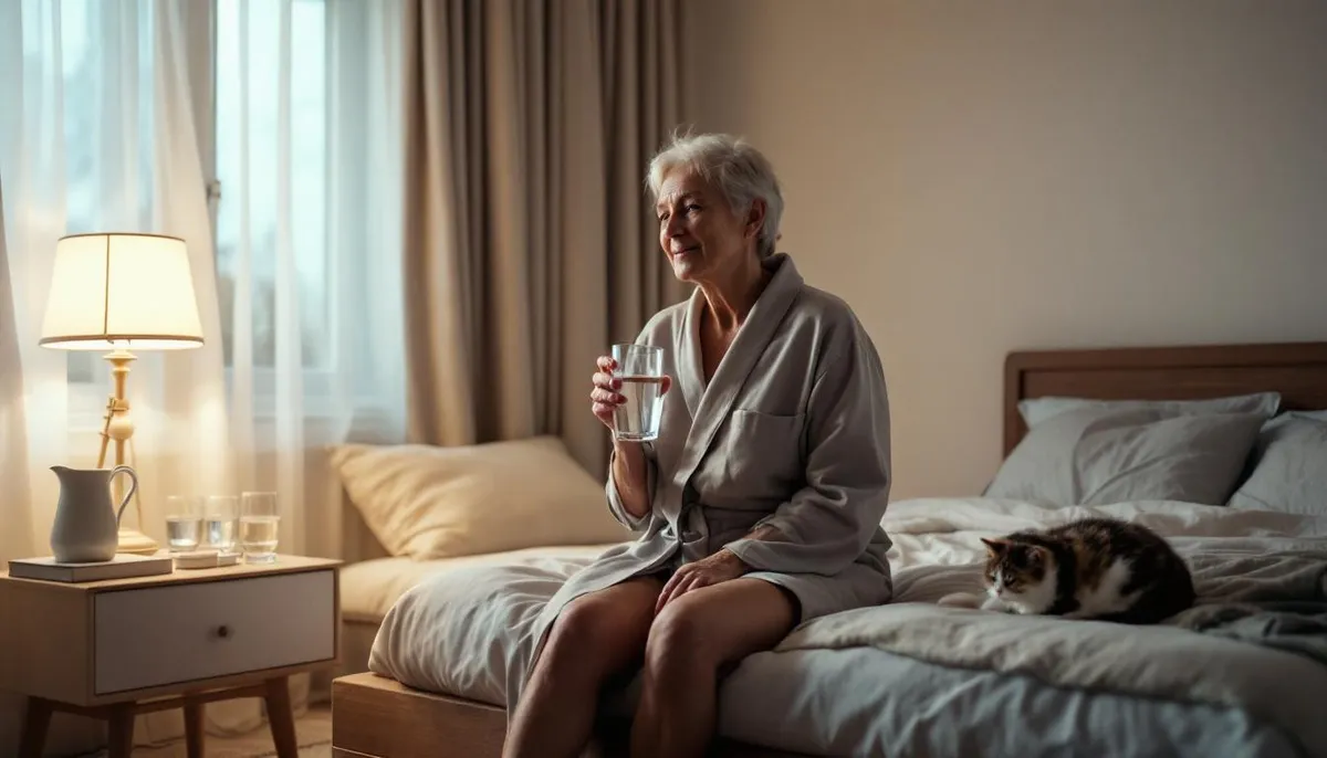 Wie man abends richtig Wasser trinkt